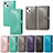 Leather Case Stands Fashionable Pattern Flip Cover H05 Holder for Apple iPhone 15