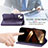 Leather Case Stands Fashionable Pattern Flip Cover H05 Holder for Apple iPhone 15