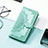 Leather Case Stands Fashionable Pattern Flip Cover H06 Holder for Apple iPhone 13 Mini