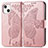 Leather Case Stands Fashionable Pattern Flip Cover H07 Holder for Apple iPhone 13 Rose Gold