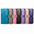 Leather Case Stands Fashionable Pattern Flip Cover H07 Holder for Apple iPhone 15