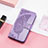 Leather Case Stands Fashionable Pattern Flip Cover H08 Holder for Apple iPhone 13