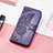 Leather Case Stands Fashionable Pattern Flip Cover H08 Holder for Apple iPhone 13 Pro