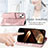 Leather Case Stands Fashionable Pattern Flip Cover H08 Holder for Apple iPhone 15