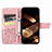 Leather Case Stands Fashionable Pattern Flip Cover H08 Holder for Apple iPhone 15