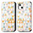 Leather Case Stands Fashionable Pattern Flip Cover H09 Holder for Apple iPhone 13