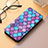 Leather Case Stands Fashionable Pattern Flip Cover H09 Holder for Apple iPhone 13 Pro