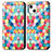 Leather Case Stands Fashionable Pattern Flip Cover H09 Holder for Apple iPhone 14