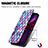 Leather Case Stands Fashionable Pattern Flip Cover H10 Holder for Apple iPhone 13 Pro Max