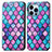 Leather Case Stands Fashionable Pattern Flip Cover H10 Holder for Apple iPhone 14 Pro Max