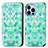 Leather Case Stands Fashionable Pattern Flip Cover H10 Holder for Apple iPhone 14 Pro Max