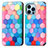 Leather Case Stands Fashionable Pattern Flip Cover H10 Holder for Apple iPhone 16 Pro Max Blue