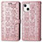 Leather Case Stands Fashionable Pattern Flip Cover H11 Holder for Apple iPhone 14