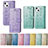 Leather Case Stands Fashionable Pattern Flip Cover H11 Holder for Apple iPhone 15