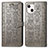 Leather Case Stands Fashionable Pattern Flip Cover H11 Holder for Apple iPhone 15