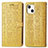 Leather Case Stands Fashionable Pattern Flip Cover H11 Holder for Apple iPhone 15