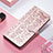 Leather Case Stands Fashionable Pattern Flip Cover H11 Holder for Apple iPhone 15 Pro