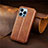 Leather Case Stands Fashionable Pattern Flip Cover H14 Holder for Apple iPhone 14 Pro