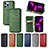 Leather Case Stands Fashionable Pattern Flip Cover H15 Holder for Apple iPhone 14 Pro