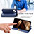 Leather Case Stands Fashionable Pattern Flip Cover H15 Holder for Apple iPhone 15