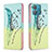 Leather Case Stands Fashionable Pattern Flip Cover Holder B01F for Motorola Moto Edge 40 Neo 5G