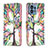 Leather Case Stands Fashionable Pattern Flip Cover Holder B01F for Motorola Moto Edge 40 Pro 5G