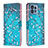 Leather Case Stands Fashionable Pattern Flip Cover Holder B01F for Motorola Moto Edge 40 Pro 5G