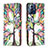 Leather Case Stands Fashionable Pattern Flip Cover Holder B01F for Motorola Moto G Play Gen 2