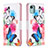 Leather Case Stands Fashionable Pattern Flip Cover Holder B01F for Nokia C12 Plus Colorful