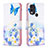 Leather Case Stands Fashionable Pattern Flip Cover Holder B01F for Nokia C22