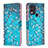 Leather Case Stands Fashionable Pattern Flip Cover Holder B01F for Nokia C22