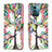 Leather Case Stands Fashionable Pattern Flip Cover Holder B01F for Nokia G11