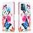 Leather Case Stands Fashionable Pattern Flip Cover Holder B01F for Nokia G11