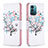 Leather Case Stands Fashionable Pattern Flip Cover Holder B01F for Nokia G11