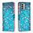 Leather Case Stands Fashionable Pattern Flip Cover Holder B01F for Nokia G22