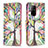 Leather Case Stands Fashionable Pattern Flip Cover Holder B01F for Oppo F19 Pro+ Plus 5G