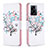 Leather Case Stands Fashionable Pattern Flip Cover Holder B01F for Oppo K10 5G India