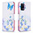 Leather Case Stands Fashionable Pattern Flip Cover Holder B01F for Oppo Reno5 F