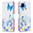 Leather Case Stands Fashionable Pattern Flip Cover Holder B01F for Realme 7i RMX2193