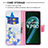 Leather Case Stands Fashionable Pattern Flip Cover Holder B01F for Realme 9 Pro 5G