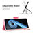 Leather Case Stands Fashionable Pattern Flip Cover Holder B01F for Realme 9i 4G