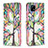 Leather Case Stands Fashionable Pattern Flip Cover Holder B01F for Realme C21