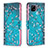 Leather Case Stands Fashionable Pattern Flip Cover Holder B01F for Realme C21