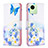 Leather Case Stands Fashionable Pattern Flip Cover Holder B01F for Realme C30