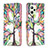 Leather Case Stands Fashionable Pattern Flip Cover Holder B01F for Realme C35