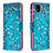 Leather Case Stands Fashionable Pattern Flip Cover Holder B01F for Realme Narzo 50i