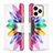 Leather Case Stands Fashionable Pattern Flip Cover Holder B01F for Realme Narzo N53 Mixed