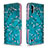 Leather Case Stands Fashionable Pattern Flip Cover Holder B01F for Samsung Galaxy A01 SM-A015