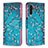 Leather Case Stands Fashionable Pattern Flip Cover Holder B01F for Samsung Galaxy A04s