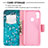 Leather Case Stands Fashionable Pattern Flip Cover Holder B01F for Samsung Galaxy A11